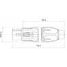Kabel mikrofonowy Roxtone DMXJ210L15 - 7 Kabel mikrofonowy Roxtone DMXJ210L15 - 7