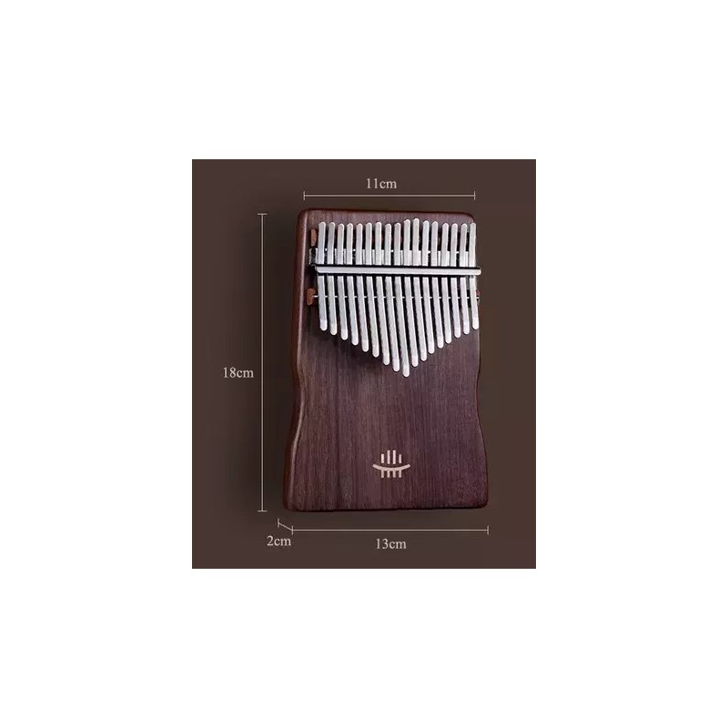 Kalimba 17 ton Hluru KS17-Walnut - 2