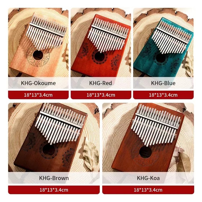 Kalimba 17 ton Hluru-Huashu KHG-Red - 3