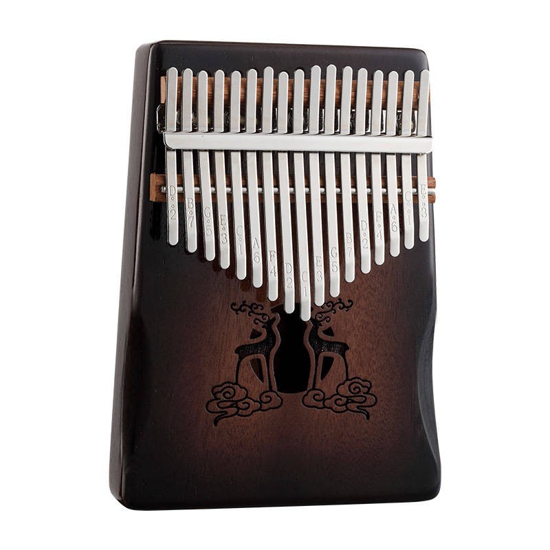 Kalimba 17 ton Hluru-Huashu KHL-Brown - 1