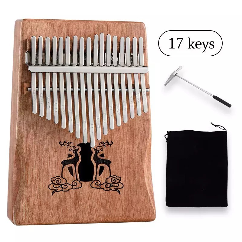 Kalimba 17 ton Hluru-Huashu KHL-Mahogany - 2