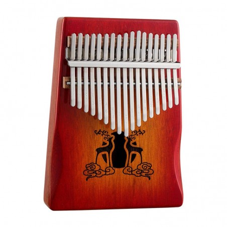 Kalimba 17 ton Hluru-Huashu KHL-Red - 1