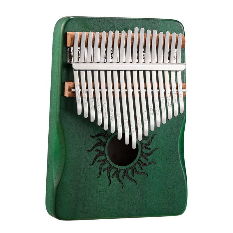 Kalimba 17 ton Hluru-Huashu KHS-Green - 1