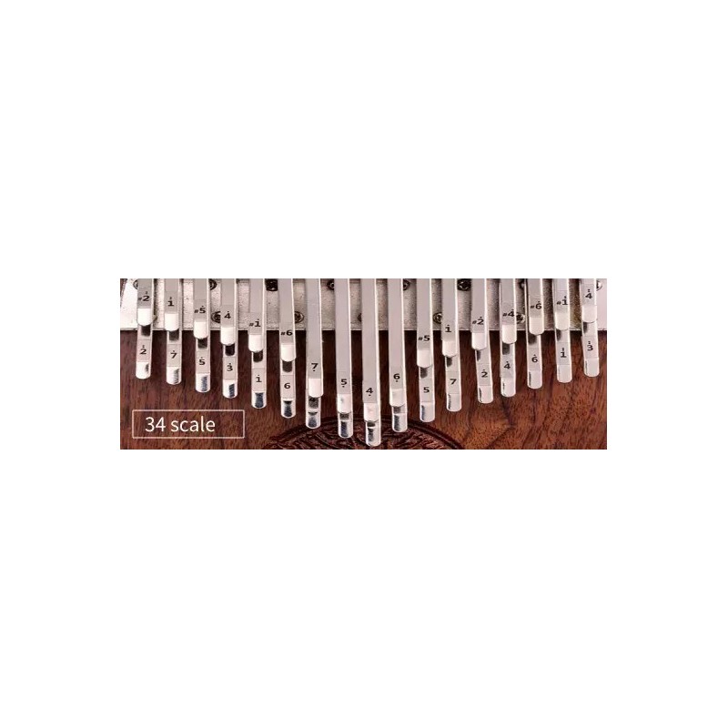 Kalimba 34 ton Hluru KY34-Walnut - 3