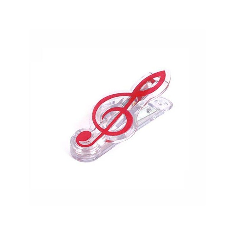 Klips do papieru nut Kera-Audio CLIP CLEF czerwony - 1 Klips do papieru nut Kera-Audio CLIP CLEF czerwony - 1