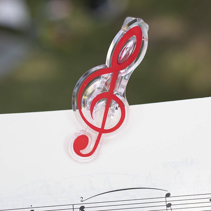 Klips do papieru nut Kera-Audio CLIP CLEF czerwony - 2 Klips do papieru nut Kera-Audio CLIP CLEF czerwony - 2