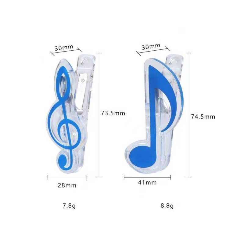 Klips do papieru nut Kera-Audio CLIP CLEF czerwony - 9 Klips do papieru nut Kera-Audio CLIP CLEF czerwony - 9