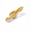 Klips do papieru nut Kera-Audio CLIP CLEF żółty - 1 Klips do papieru nut Kera-Audio CLIP CLEF żółty - 1