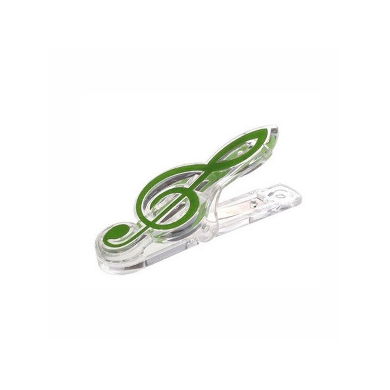Klips do papieru nut Kera-Audio CLIP CLEF żółty - 5 Klips do papieru nut Kera-Audio CLIP CLEF żółty - 5