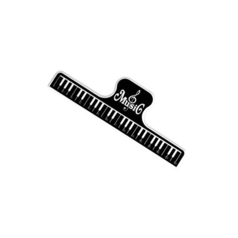 Klips do papieru nut Kera-Audio CLIP PIANO czarny - 1 Klips do papieru nut Kera-Audio CLIP PIANO czarny - 1