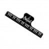 Klips do papieru nut Kera-Audio CLIP PIANO czarny - 1 Klips do papieru nut Kera-Audio CLIP PIANO czarny - 1