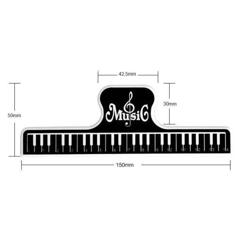 Klips do papieru nut Kera-Audio CLIP PIANO czarny - 3 Klips do papieru nut Kera-Audio CLIP PIANO czarny - 3