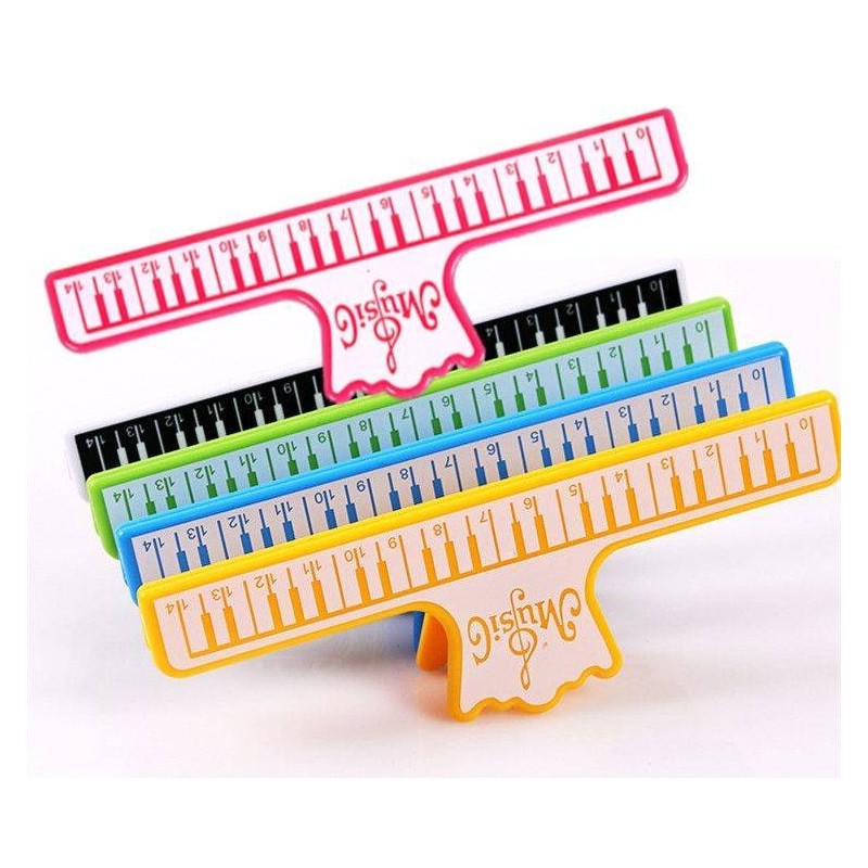 Klips do papieru nut Kera-Audio CLIP PIANO czerwony - 10 Klips do papieru nut Kera-Audio CLIP PIANO czerwony - 10