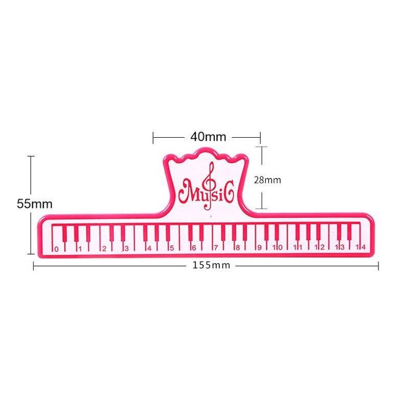 Klips do papieru nut Kera-Audio CLIP PIANO niebieski - 5 Klips do papieru nut Kera-Audio CLIP PIANO niebieski - 5
