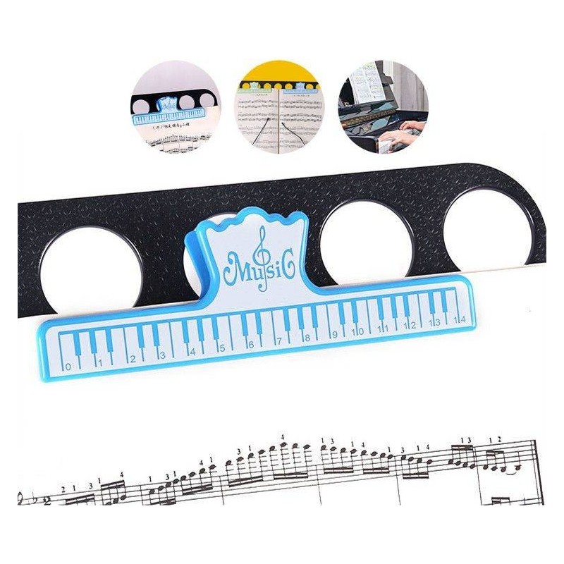 Klips do papieru nut Kera-Audio CLIP PIANO niebieski - 11 Klips do papieru nut Kera-Audio CLIP PIANO niebieski - 11