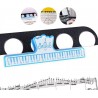 Klips do papieru nut Kera-Audio CLIP PIANO niebieski - 11 Klips do papieru nut Kera-Audio CLIP PIANO niebieski - 11