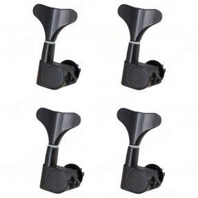 Klucze do gitary basowej olejowe, jednostronne prawe (R) Kera Audio QFB-4P-BA-BK (4) - 1