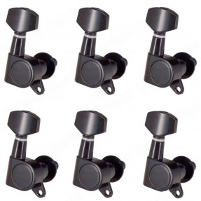 Klucze do gitary elektrycznej olejowe Kera Audio QFB-XFT-BK (6) - 1