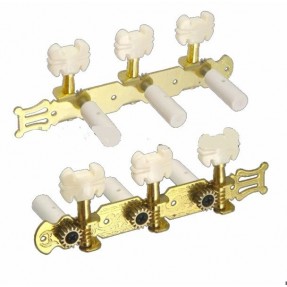 Klucze do gitary klasycznej Kera Audio MGP16, 3+3 (złoty) - 1