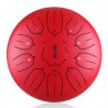 Lotus tongue drum 12" 11 ton Hluru-Huashu THL11-12-Red - 1