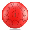 Lotus tongue drum 12" 13 ton Hluru-Huashu THL13-12-Red - 1