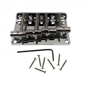 Mostek do gitary basowej 4 struny Kera Audio M-ST-0213 srebrny - 1