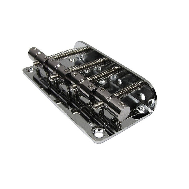 Mostek do gitary basowej 4 struny Kera Audio M-ST-0213 srebrny - 3 Mostek do gitary basowej 4 struny Kera Audio M-ST-0213 srebrny - 3