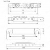 Mostek do gitary elektrycznej Kera Audio M-LP-0680 - 2