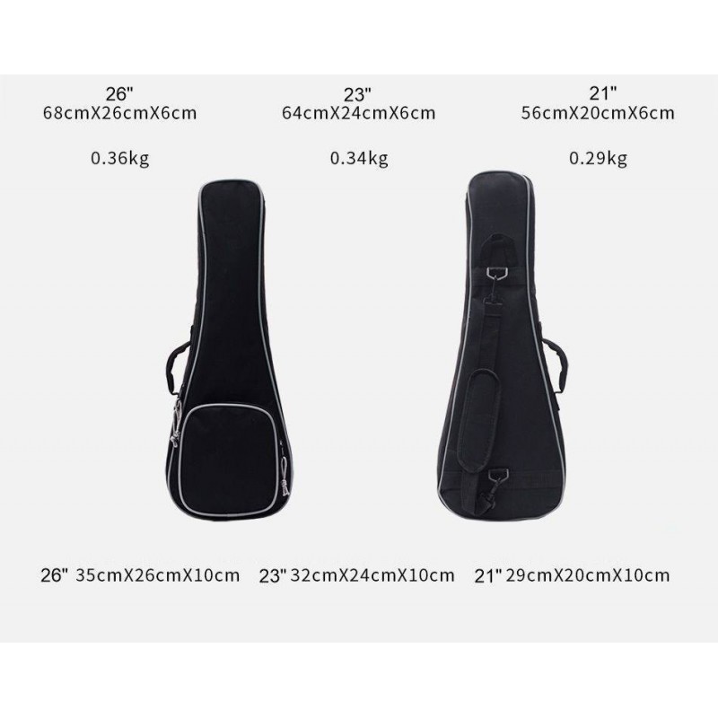 Pokrowiec do Ukulele 21" Hard Bag UB-16 - 7