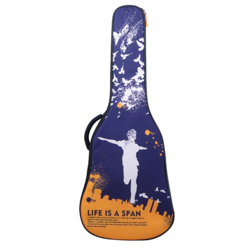Pokrowiec na gitarę akustyczną Hard Bag B-1913-41" Blue - 1