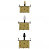 Przełącznik 3-poz. Kera Audio 3P/SQ/ST/Biały - 4 Przełącznik 3-poz. Kera Audio 3P/SQ/ST/Biały - 4