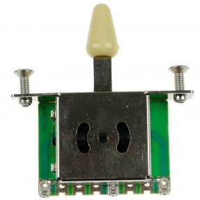 Przełącznik 3-poz. Kera Audio 3P/SQ/ST/Kremowy - 1