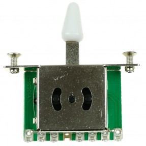 Przełącznik 5-poz. Kera Audio 5P/SQ/ST/Biały - 1