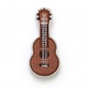 Przypinka ukulele Kera Audio AS-007 Brązowa - 2 Przypinka ukulele Kera Audio AS-007 Brązowa - 2