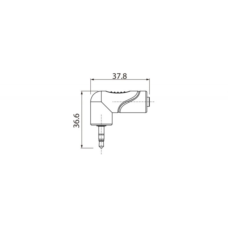 Redukcja przejściówka Wtyk Jack 3.5mm Stereo do Gniazdo Kątowe Jack 3.5mm Stereo Roxtone RPAN200 - 5 Redukcja przejściówka Wtyk Jack 3.5mm Stereo do Gniazdo Kątowe Jack 3.5mm Stereo Roxtone RPAN200 - 5