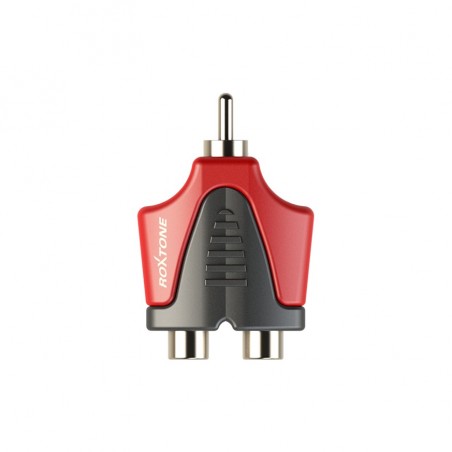 Redukcja przejściówka wtyku RCA na 2 x gniazdo RCA Roxtone RPAN310 - 1