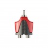 Redukcja przejściówka wtyku RCA na 2 x gniazdo RCA Roxtone RPAN310 - 1 Redukcja przejściówka wtyku RCA na 2 x gniazdo RCA Roxtone RPAN310 - 1