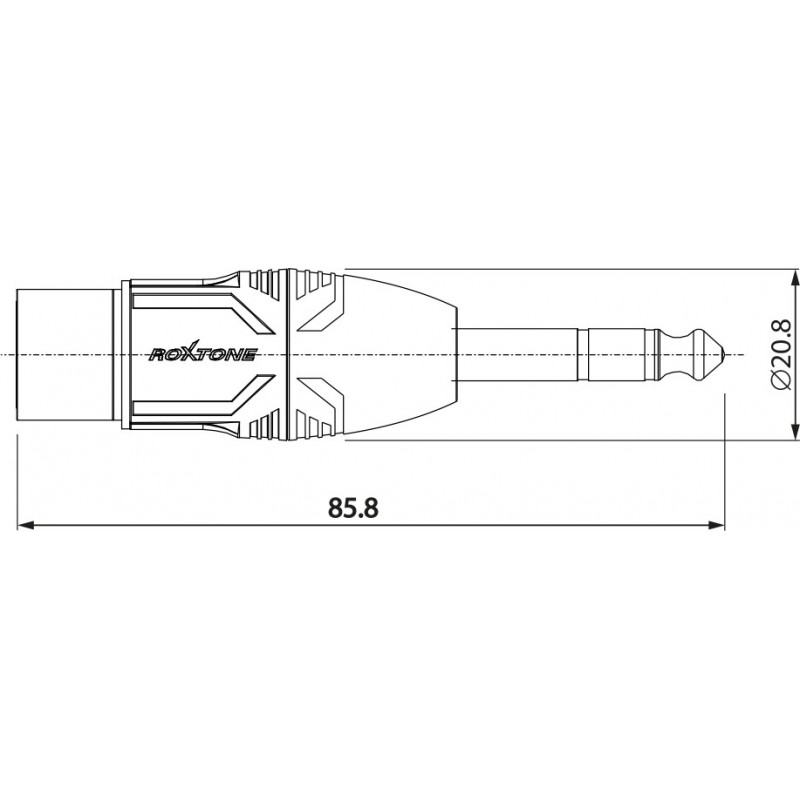Redukcja wtyku Roxtone RA3XFJM - 4 Redukcja wtyku Roxtone RA3XFJM - 4