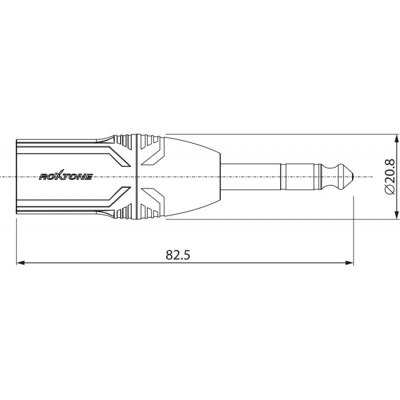 Redukcja wtyku Roxtone RA3XMJM - 4 Redukcja wtyku Roxtone RA3XMJM - 4