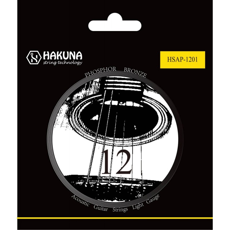 Struny do gitary akustycznej HAKUNA HSAP-1201 - 1