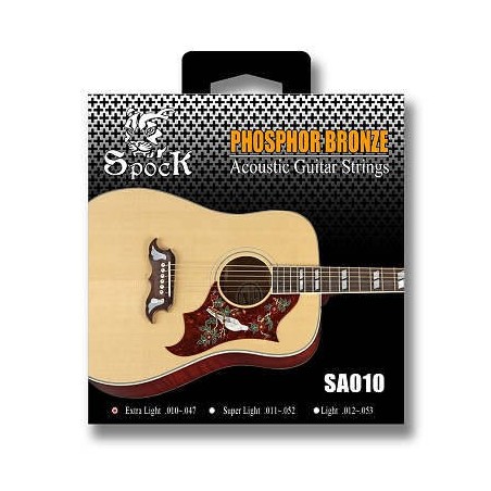 Struny do gitary akustycznej SPOCK SA010 (10-47) - 1