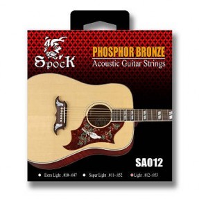 Struny do gitary akustycznej SPOCK SA012 (12-53) - 1