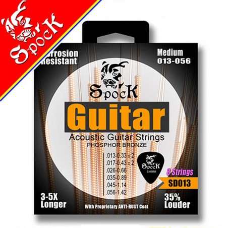 Struny do gitary akustycznej SPOCK SD013 - 1