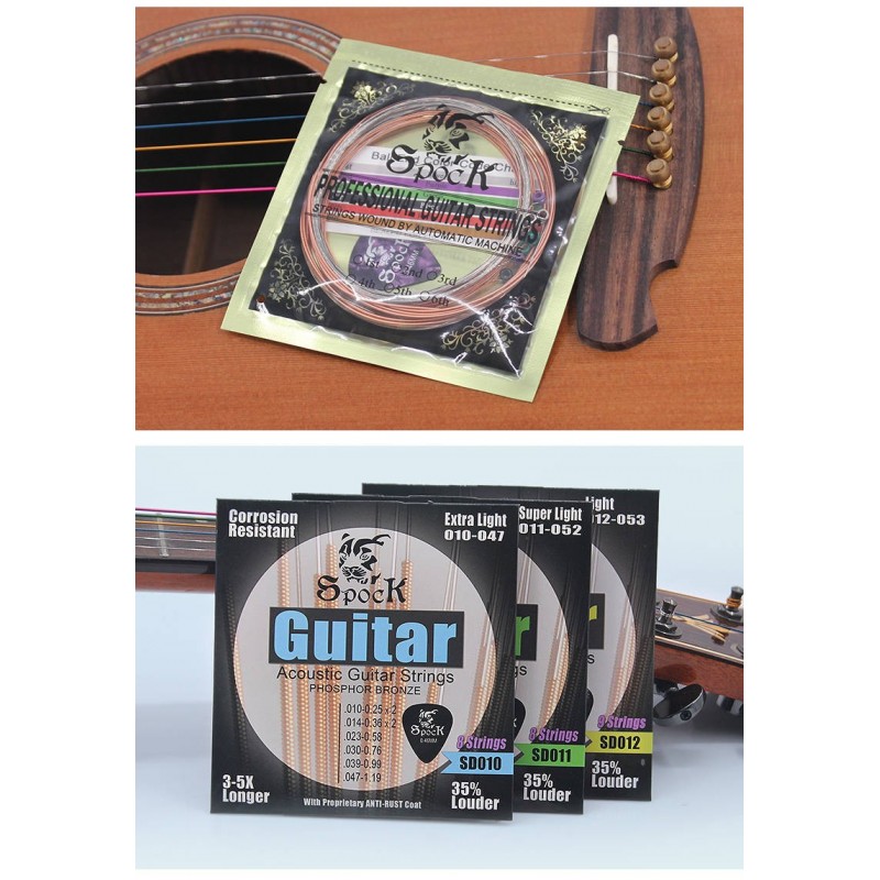 Struny do gitary akustycznej SPOCK SD013 - 4 Struny do gitary akustycznej SPOCK SD013 - 4