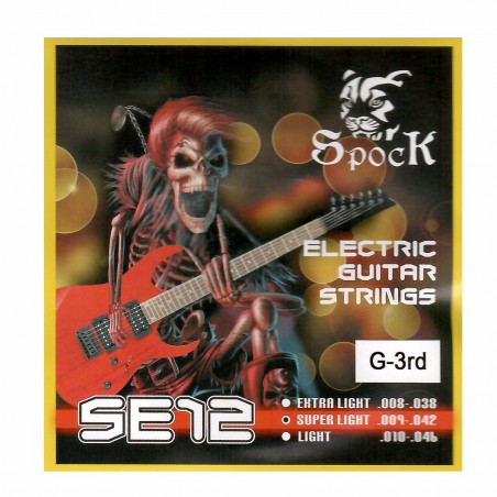 Struny pojedyncze do gitary elektrycznej SPOCK 0.16/G-3rd/SE12 - 1