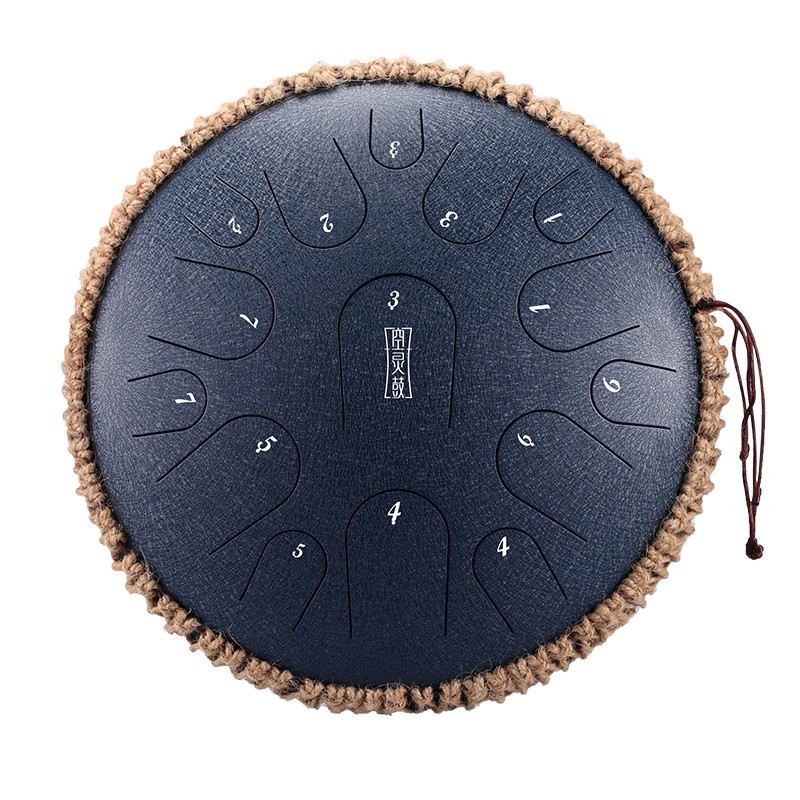 Tongue drum 15 ton 14" premium Hluru TB15-14-NavyBlue - 1