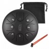 Tongue drum lotus children 6" 8 ton Hluru-Huashu TC8-6-InkBlack - 2