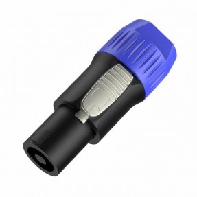Wtyk głośnikowy niebieski 4-pin Roxtone RP031 - 1