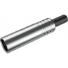 Złącze kabla Mini XLR męskie 3-pinowe Roxtone RMX3M-C - 2 Złącze kabla Mini XLR męskie 3-pinowe Roxtone RMX3M-C - 2