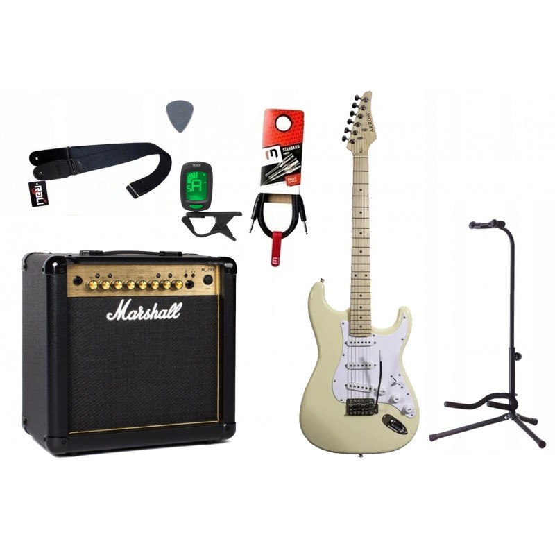 Gitara elektryczna Arrow ST 111 + wzmacniacz - zestaw 1446 - 1 Gitara elektryczna Arrow ST 111 + wzmacniacz - zestaw 1446 - 1